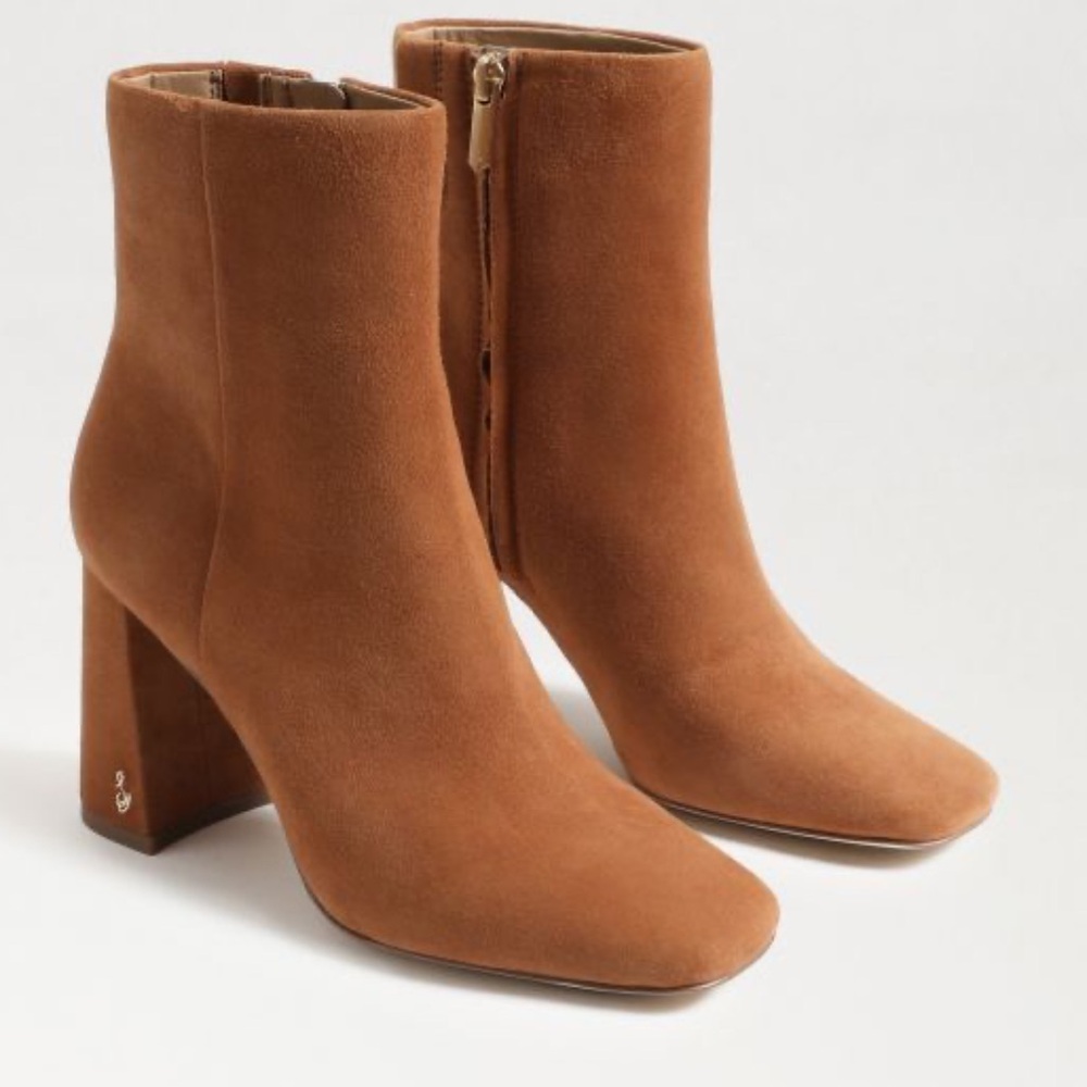 Brown Suede Ankle Boots